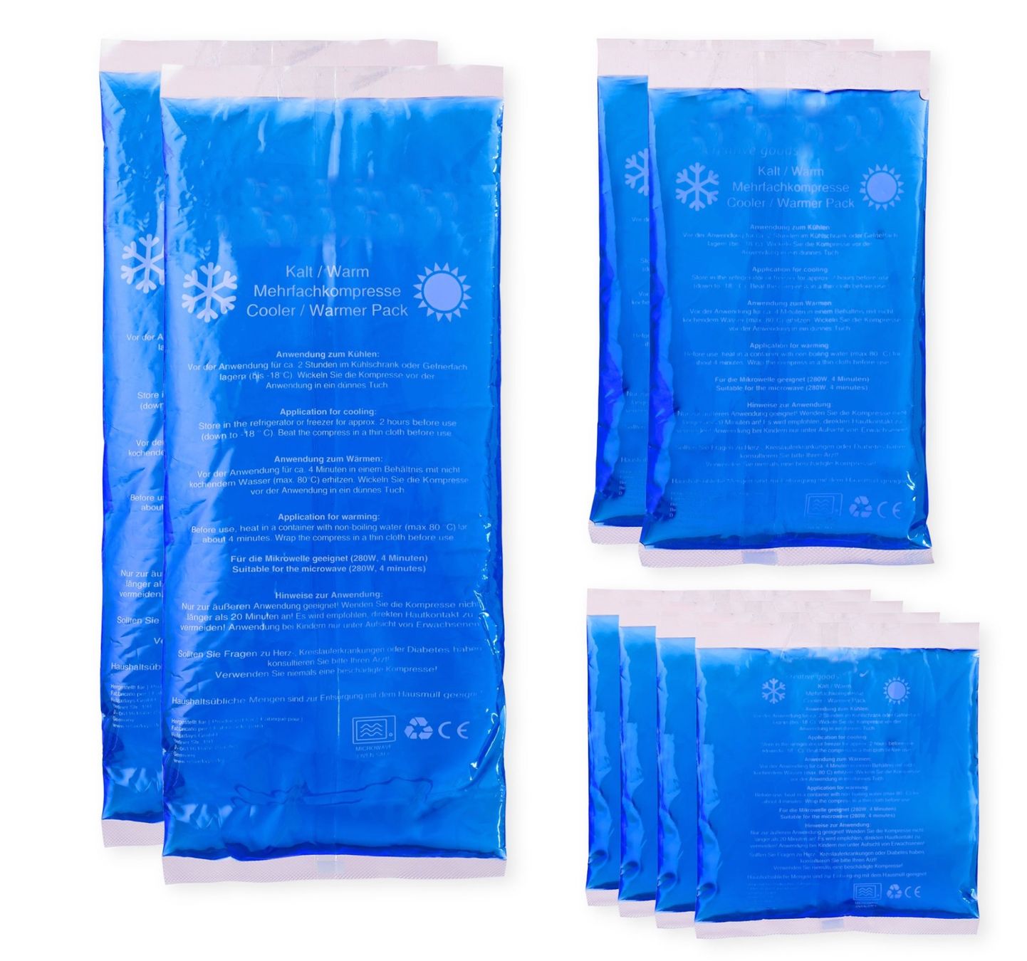 Sonstige Körperpflege: Kühlpads Gel 8er Set – Neu und originalverpackt aus Bülach von SwissStoreInShop