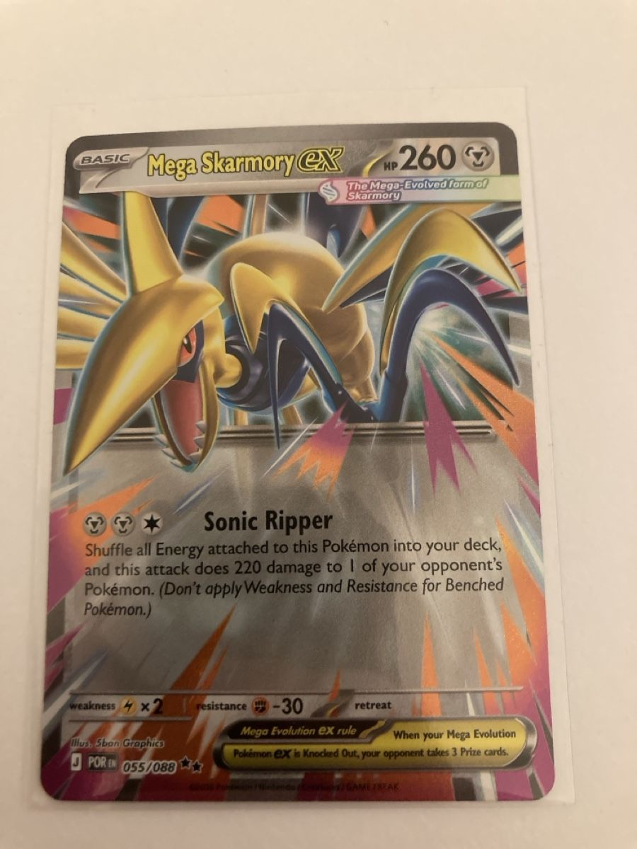 Pokémon Carte collezionabili: Mega Skarmory ex EN 055/088 – Nuovo (secondo la descrizione) da Wohlen AG venduto da Liridon22