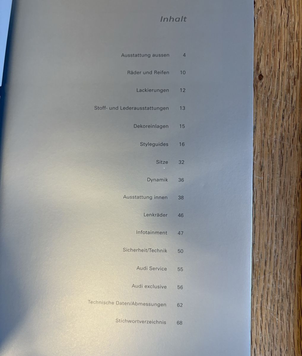 Audi Documenti: Audi A8 - Paket Prospekt / Katalog 2004 – Usato da Freienstein venduto da Golfbueb 4