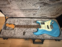 Fender AM Pro II Miami Blue HSS