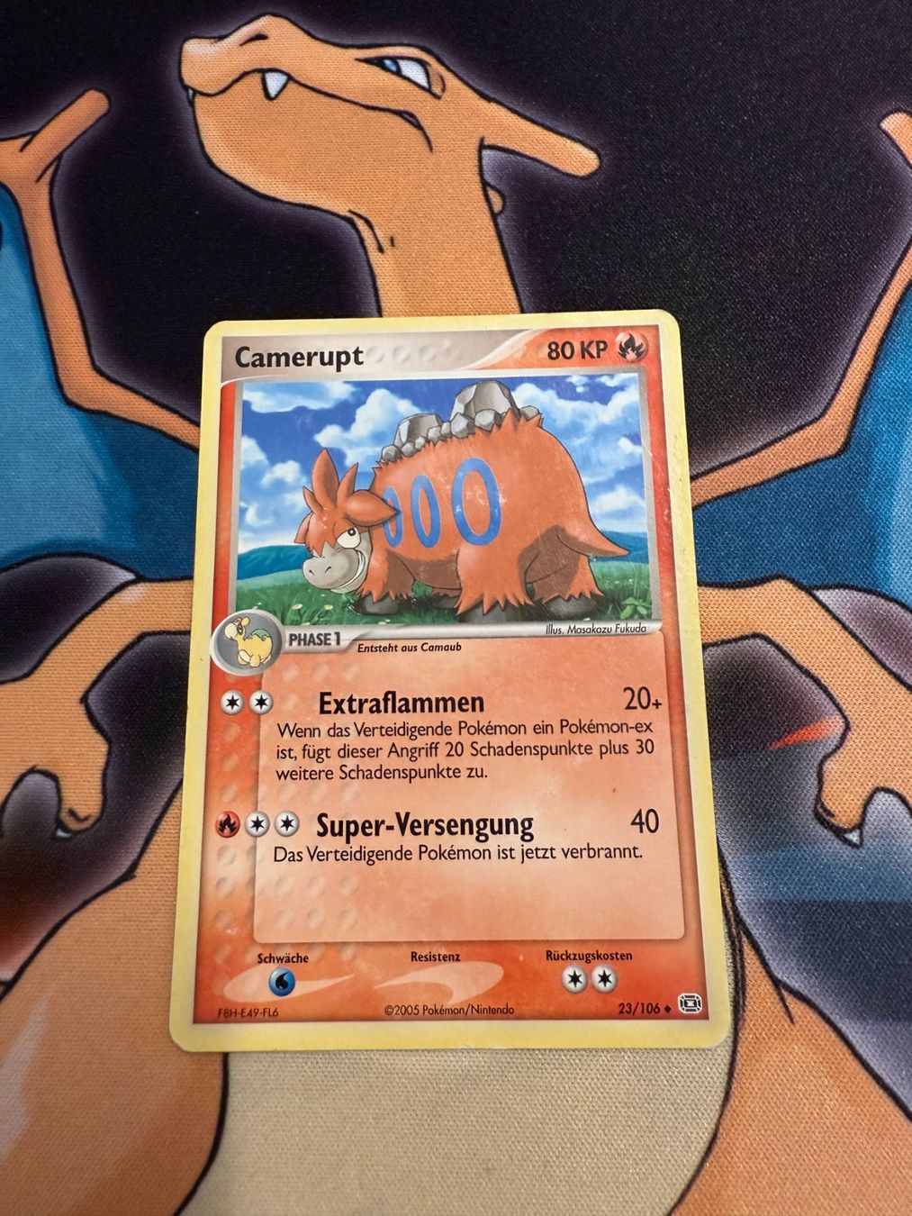 Pokémon Carte collezionabili: Camerupt (EM 23) - DE - EX Smaragd – Usato da Bülach venduto da Pfrenzel