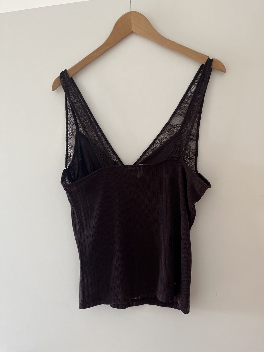 H&M Top: Top mit Spitze – Nuovo (secondo la descrizione) da Allschwil venduto da MaloseS08 2