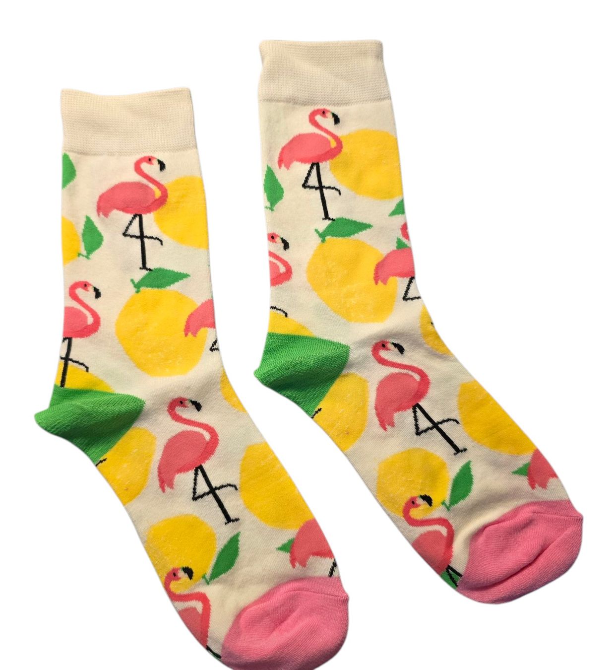 Calze: Socken Flamingos – Nuovo e nell'imballaggio originale da Zürich venduto da amysmith