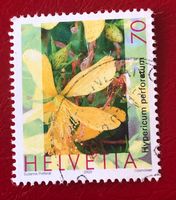 Nr.1073 Echtes Johanniskraut Pflanzen GESTEMPELT 2003   