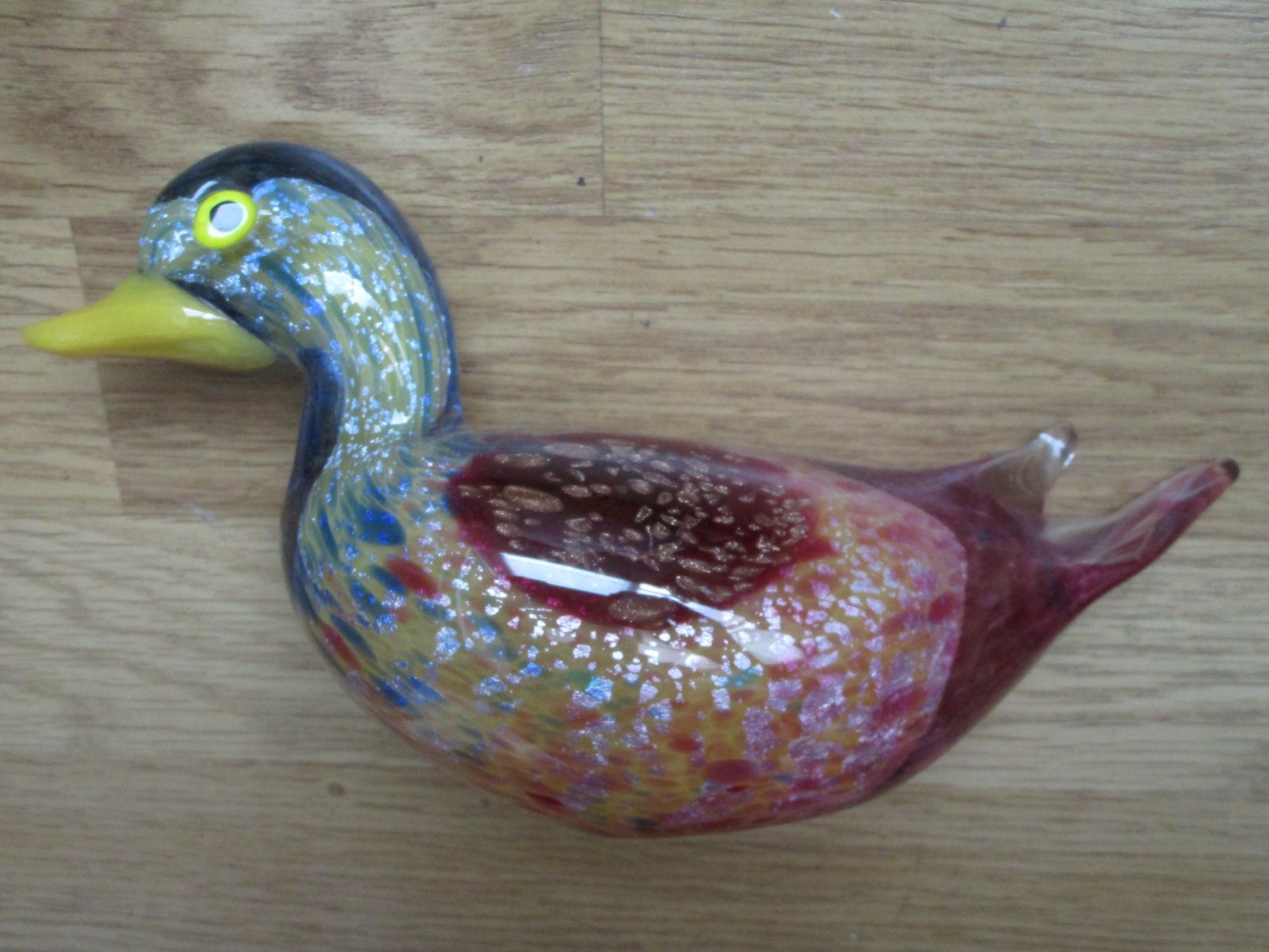 Murano Statuette: Entenfigur Glas wohl Murano – Usato da Heimberg venduto da Lupo57