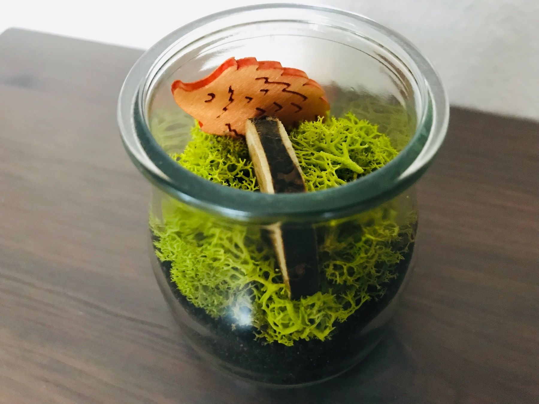 Tutte le decorazioni: dekoratives Sturzglas - Motiv: Wald & Igel – Nuovo e nell'imballaggio originale da Lausanne venduto da opi_92cn