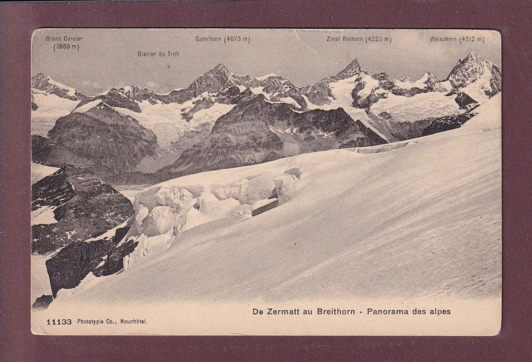 Ansichtskarten: ALPES - VALAIS – Gebraucht aus Pully von nicecards