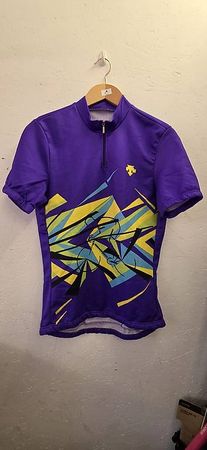 Maillot velo vintage descent, large