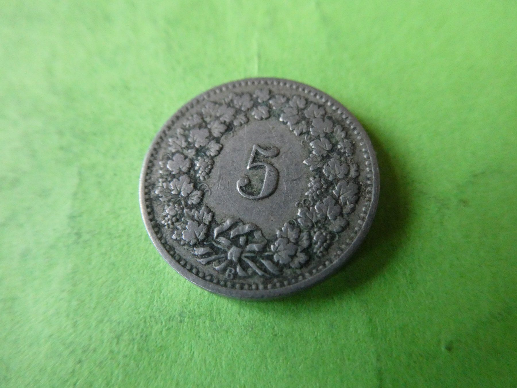 Toutes les monnaies: Schweiz 1905, 5 Rappen – D'occasion à Hinterforst par Rohusri 1