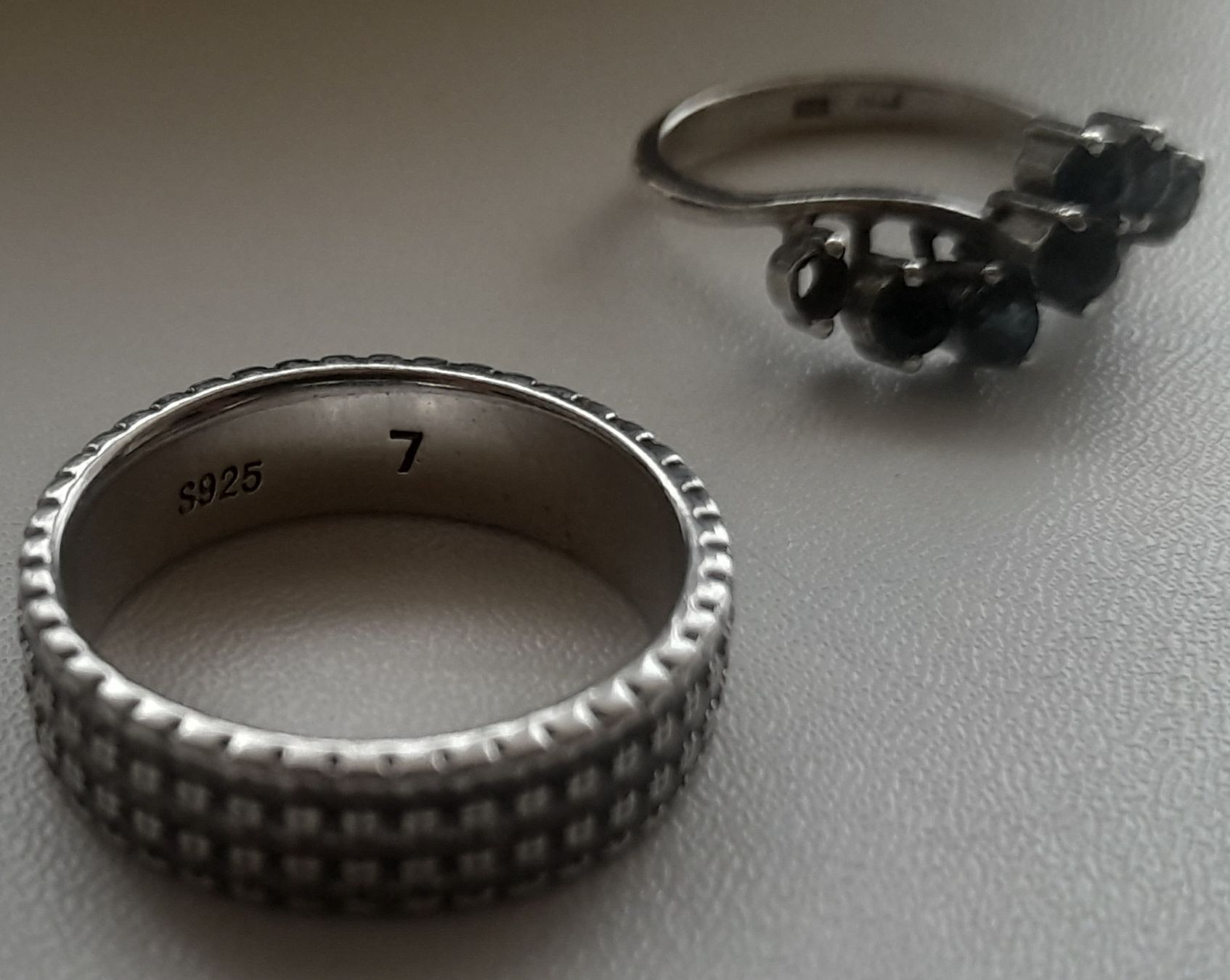 Ringe: 2×Bagues en argent 925 – Defekt aus Lausanne von Glam-Luxe 2