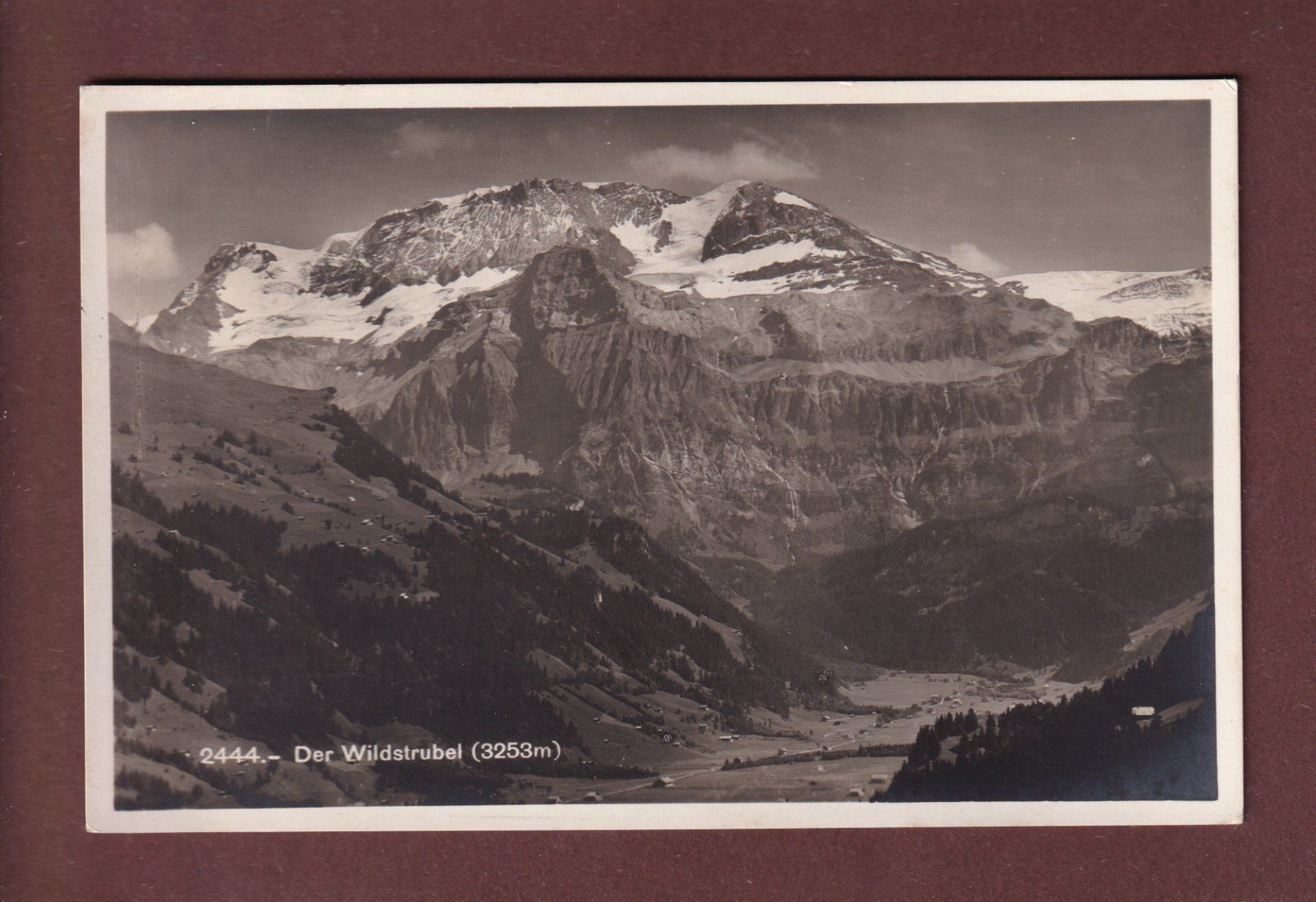 Cartes postales: WILDSTRUBEL - 1931 – D'occasion à Pully par nicecards-shop