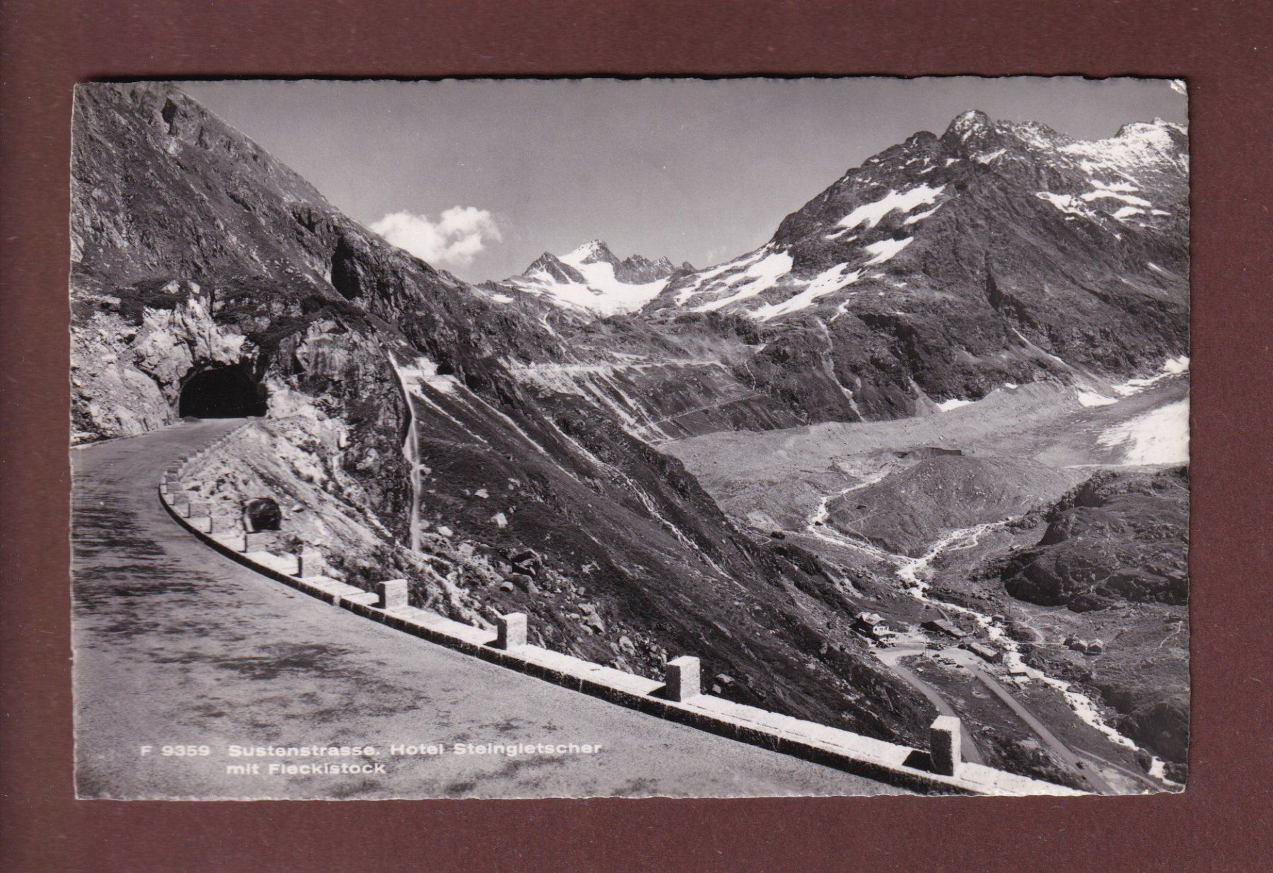Ansichtskarten: SUSTENSTRASSE - Hotel Steingletscher - 1947 – Gebraucht aus Pully von nicecards-shop