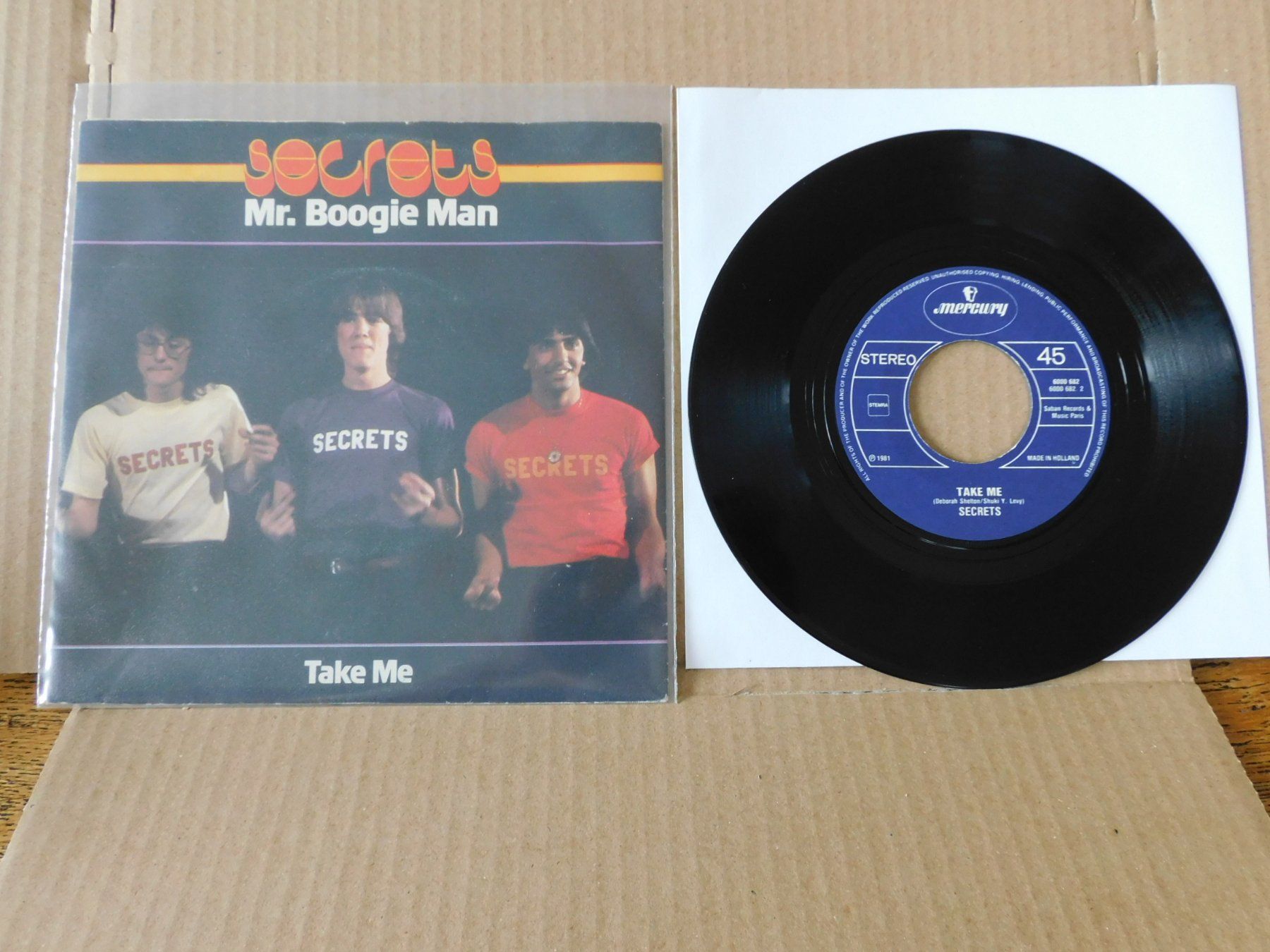 Dischi in vinile: Secrets – Mr. Boogie Man – Usato da Emmenbrücke venduto da lamorak