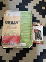 Grilly Einweggrill and Light My Fire FireSteel 2.0 army
