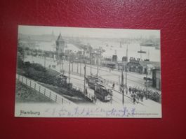 Hamburg St.Pauli Tram Landungsbrücken nach Davos gel. (85)