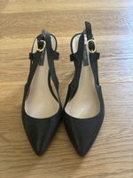 Slingback Pumps Kiomi Schwarz Grösse 38 neuwertig