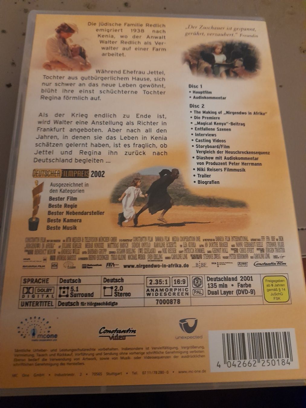 Alle DVDs: Nirgendwo in Afrika – Gebraucht aus Roggwil BE von  1