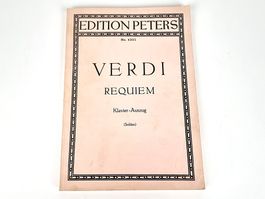 Notenbuch " Verdi Requiem"