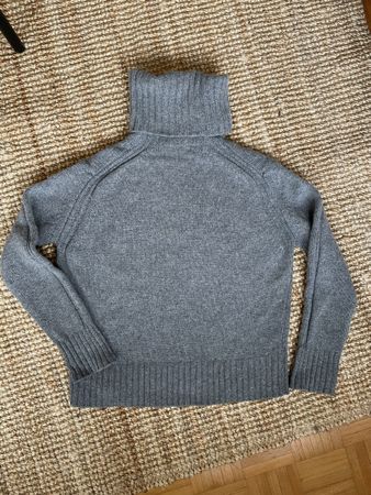 &daughter Wollpullover grau grobstrick S