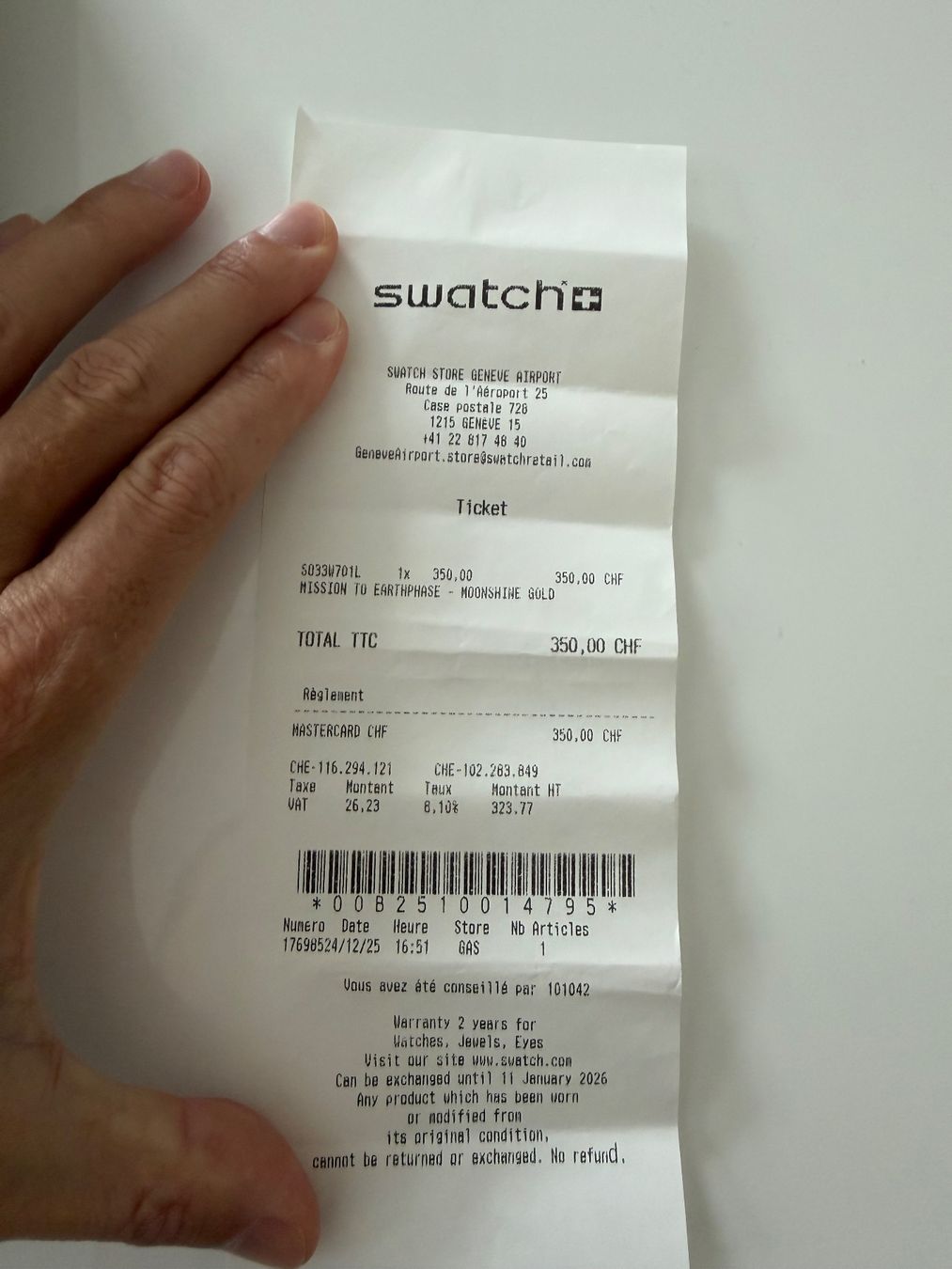 Swatch Orologi: Omega x Swatch MoonSwatch Cold Moon NEUVE Full Set – Nuovo e nell'imballaggio originale da Martigny venduto da inf_v8zb 1