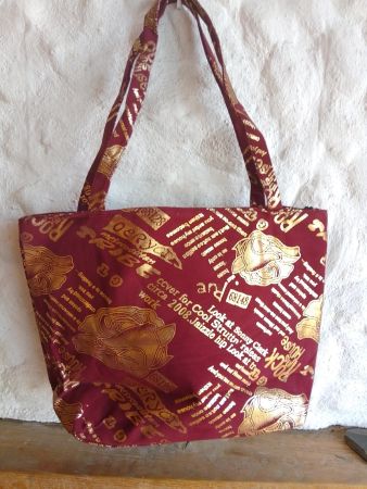 Trendige Handtasche/Shopper mit Muster, neu!