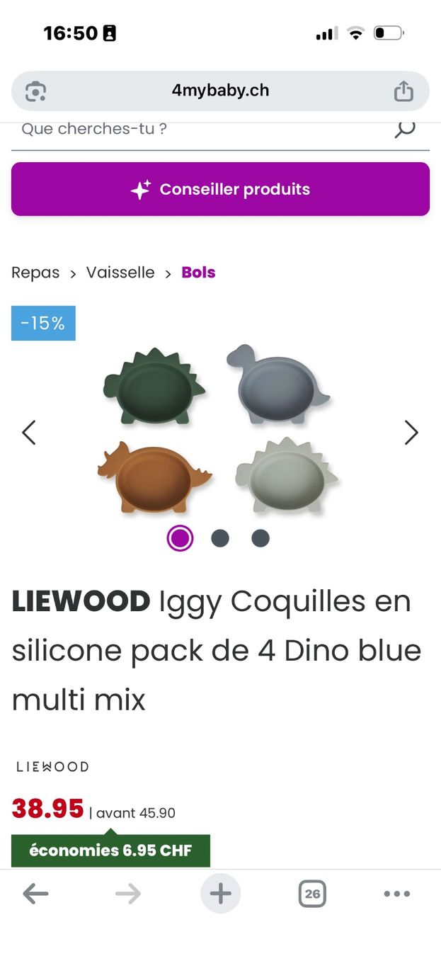 Assiettes: Vaisselles pour bébé – D'occasion à Collombey par svea16 7