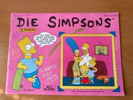 1991 Panini Sammelalbum Die Simpsons teils beklebt