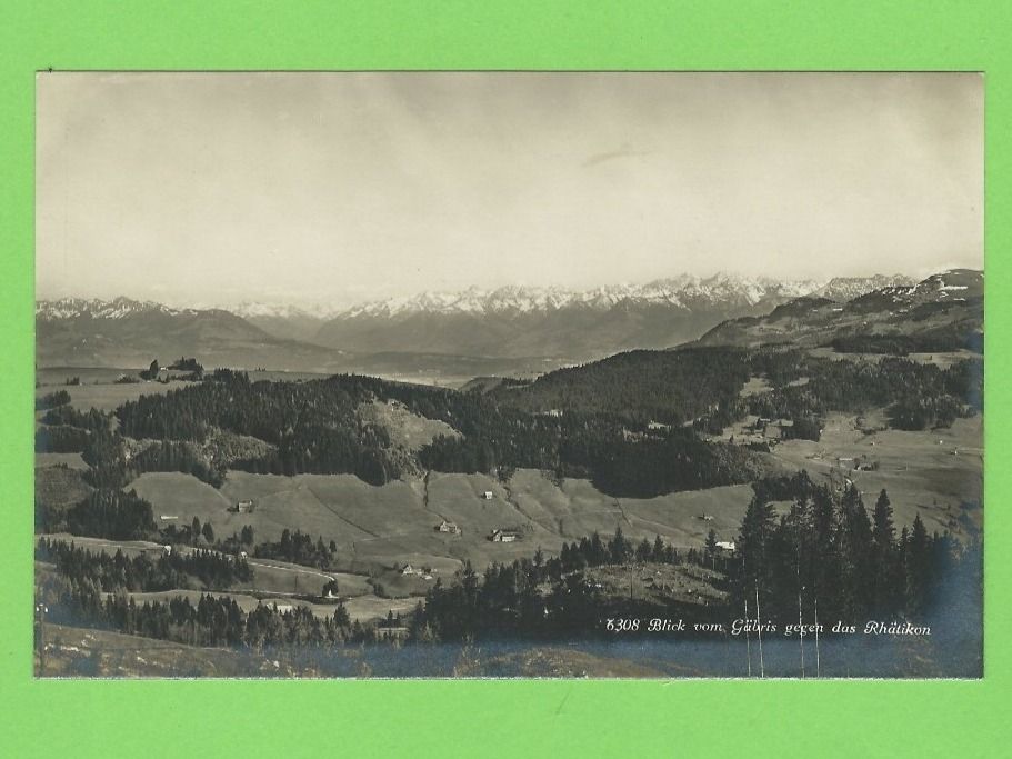 Cartes postales: Blick vom Gäbris gegen das Rhätikon – Neuf (Voir description) à Zürich par t24_de