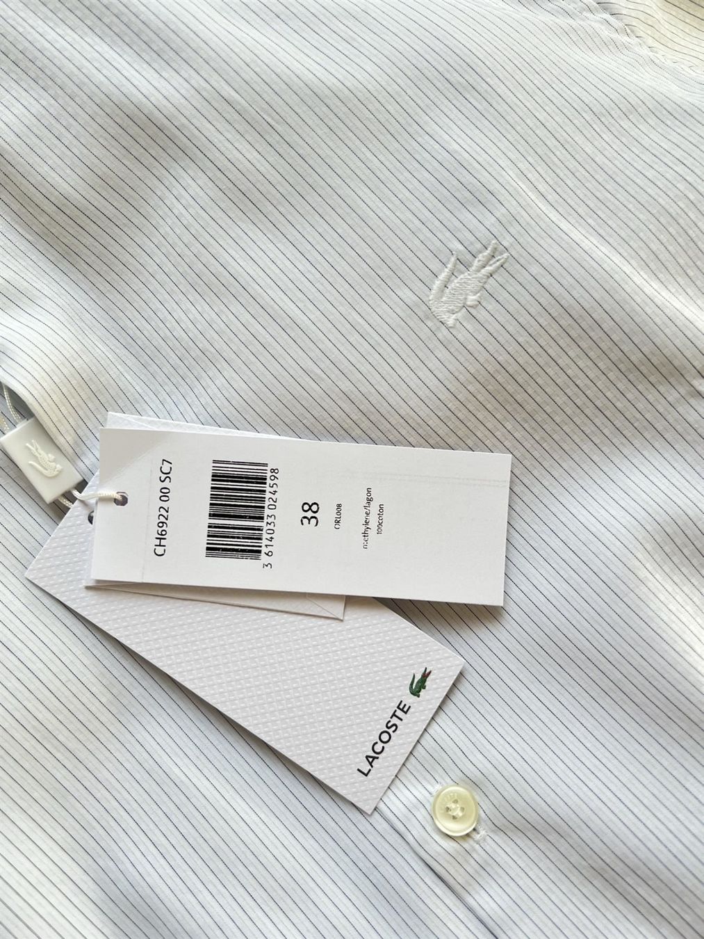 Lacoste Camicie: NEU Original Lacoste Hemd, Grösse S – Nuovo (secondo la descrizione) da Biel-Benken BL venduto da Aplus0 3