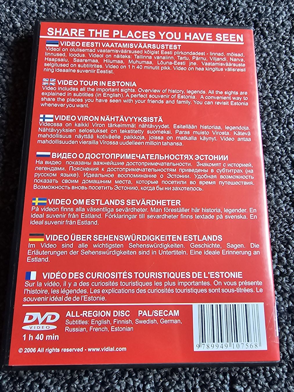 Tutti i DVDs: Estland DVD(21043) – Usato da Ruswil venduto da jan_bxl5 1
