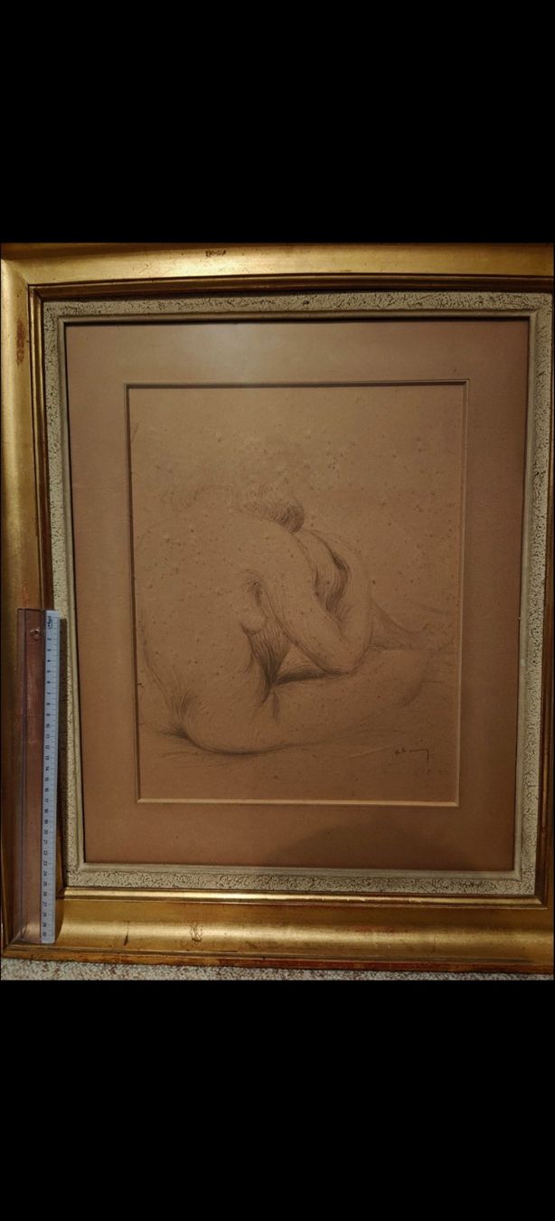 Dipinti: Dessin nu 1949 – Usato da Morges venduto da Happyseller