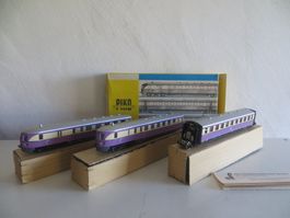 Piko H0: 3-teiliger Triebwagen SVT 137 der DR, mit OVP, top