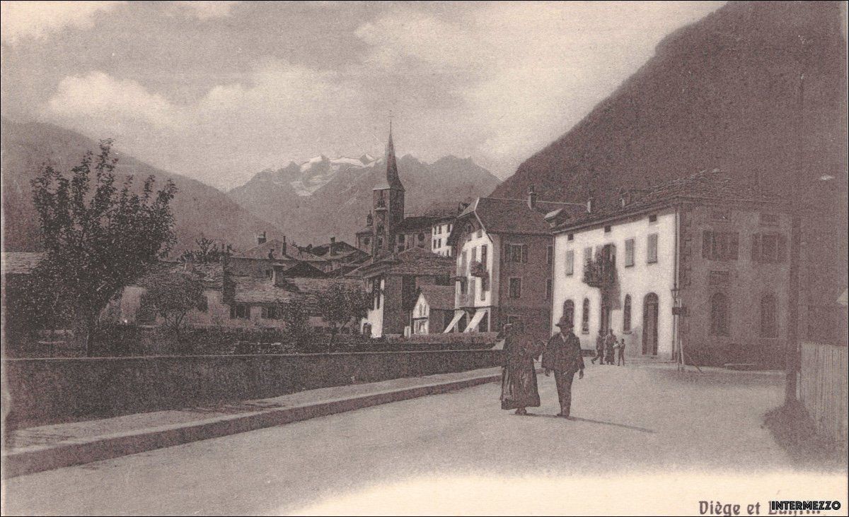 Cartoline postali: Visp Viège et Balfrin // 1927 – Usato da Basel venduto da intermezzo12