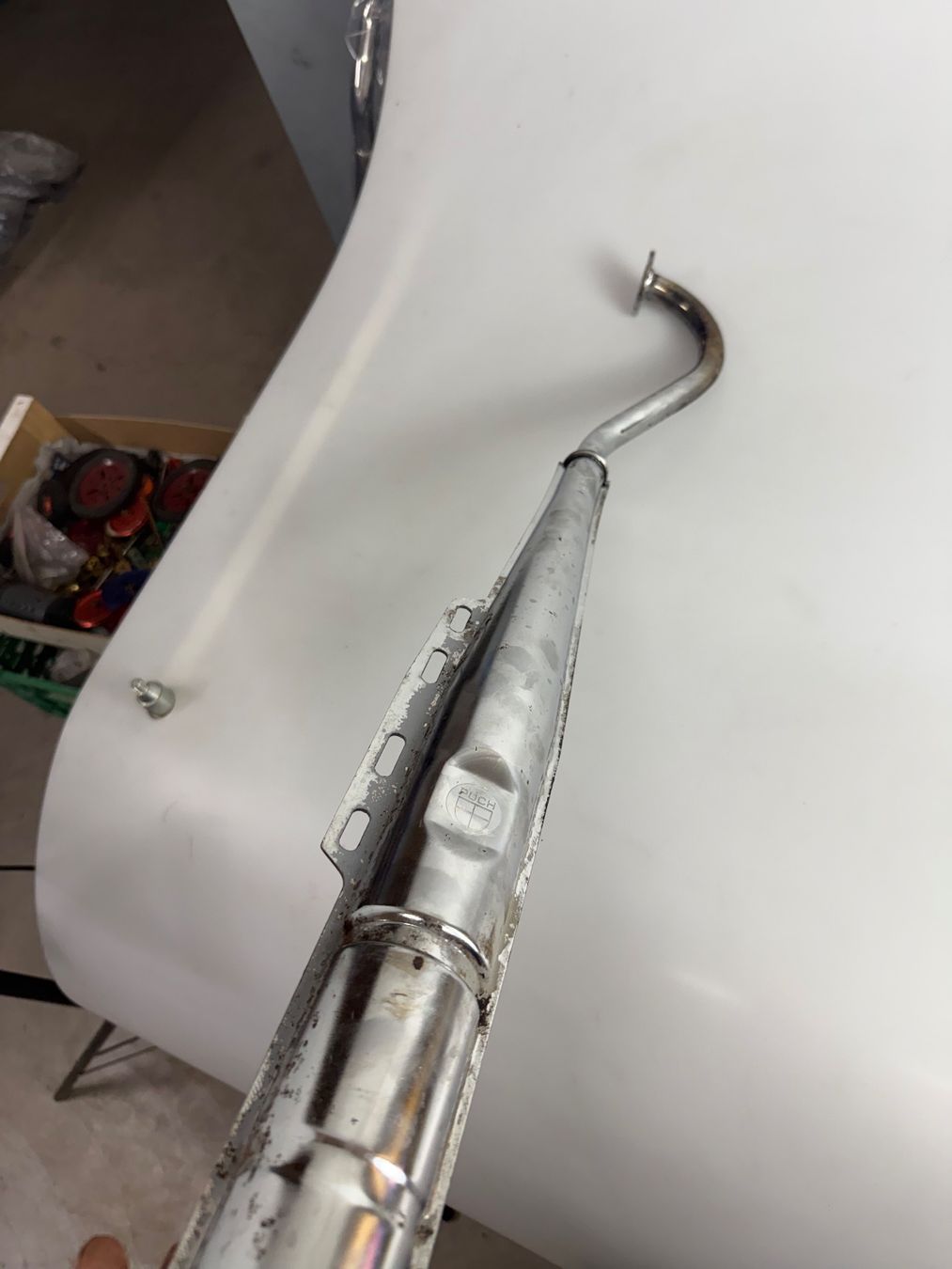 Puch Sistemi di scarico: Auspuff Puch 18mm Original Occ – Usato da Hallau venduto da mofaplus 4