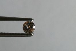 2 Stück Cognac-Diamant à je 3mm, Top Zustand,