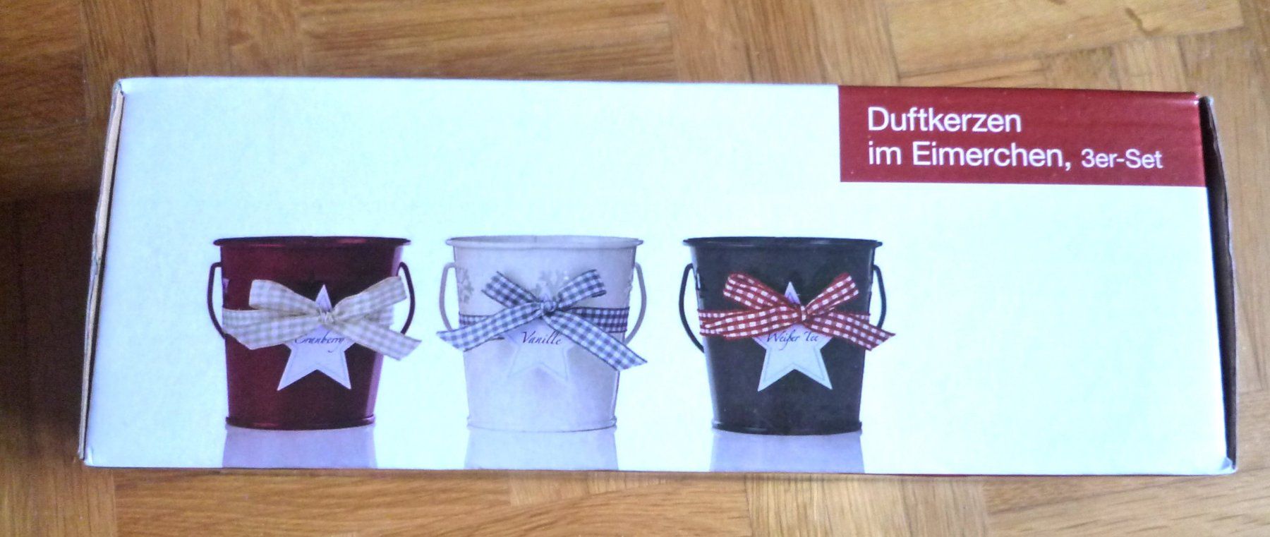 Kerzen: Duftkerzen im Eimerchen, 3er-Set – Neu und originalverpackt aus Rafz von Sonnenblume305 1