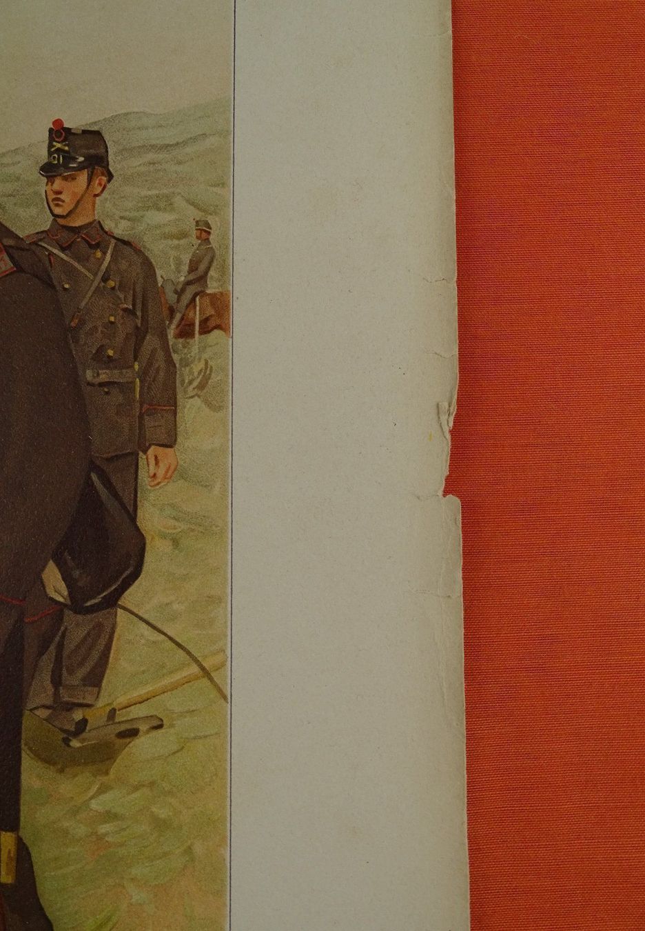 Grafica & Litografie: FELDARTILLERIE KANONIER, LITHO 1894 – Usato da Grüningen venduto da Kartensammler 3