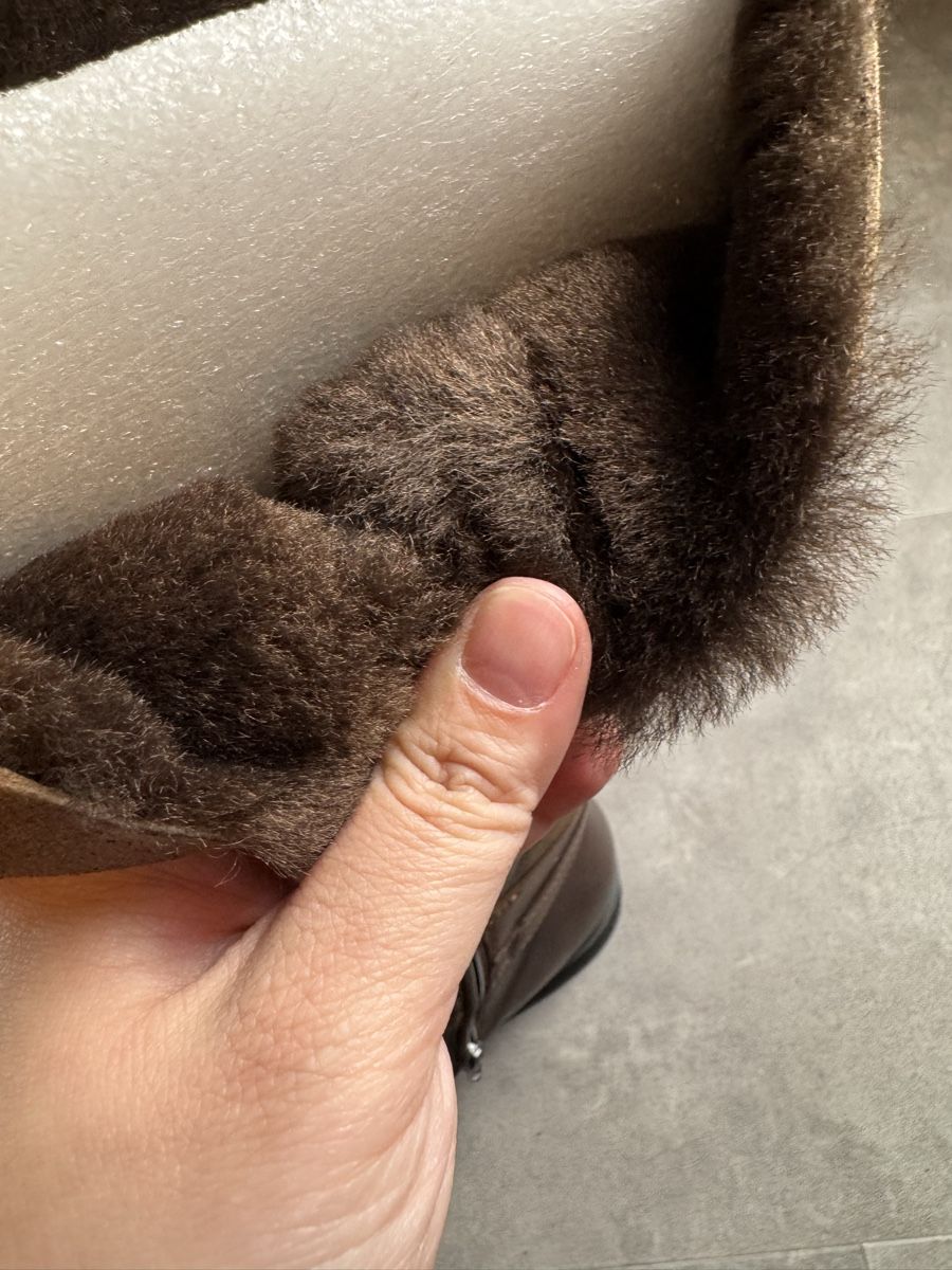 Ecco Scarpe da donna: Ecco Brown Leather Fur-Lined Winter Boots - Size 40! – Nuovo (secondo la descrizione) da Schlieren venduto da sch_7wfd 4