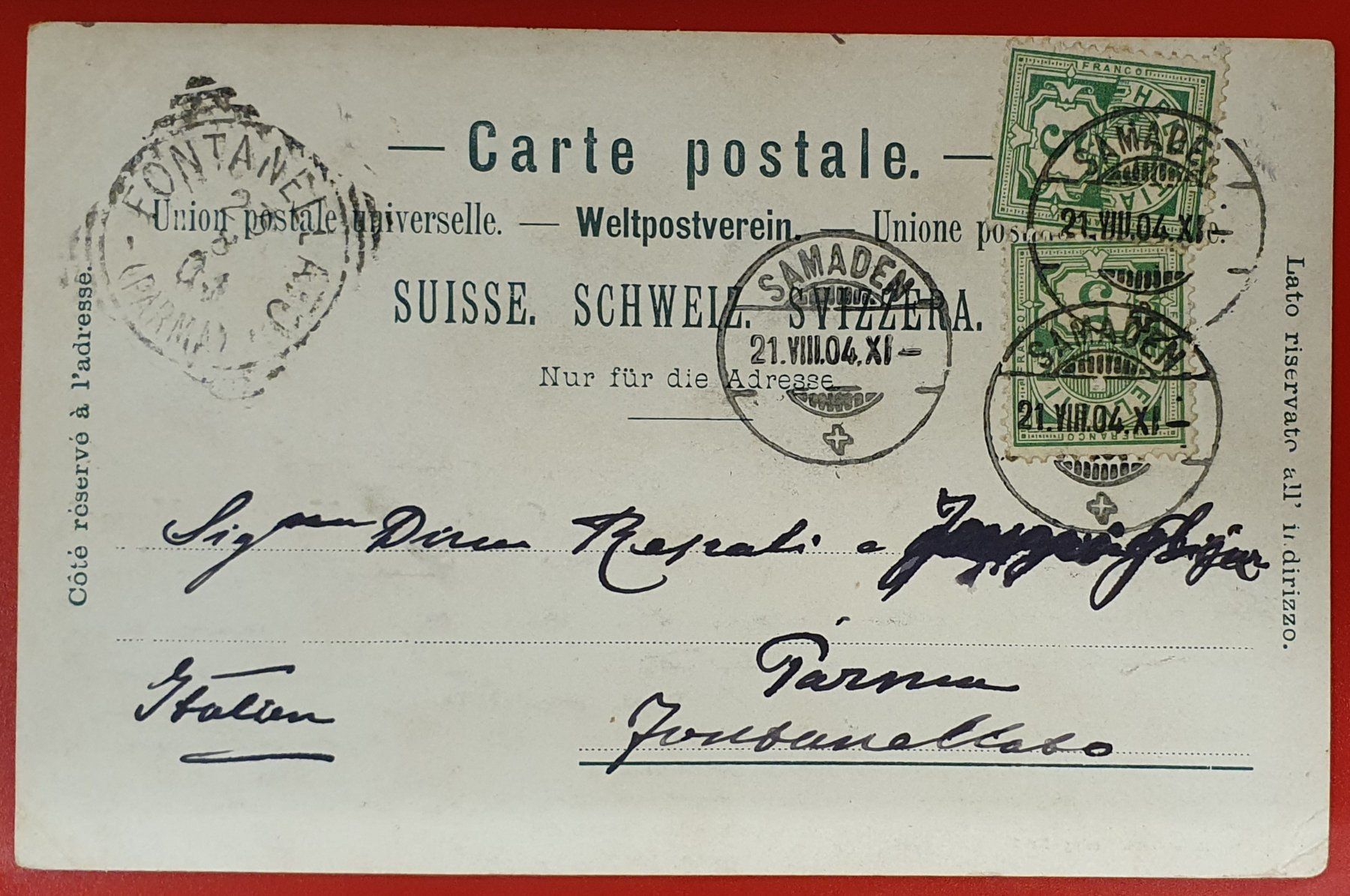 Cartoline postali: Restaurant Muottas Muraigl 1904 – Usato da Kreuzlingen venduto da Rschweiz1 1