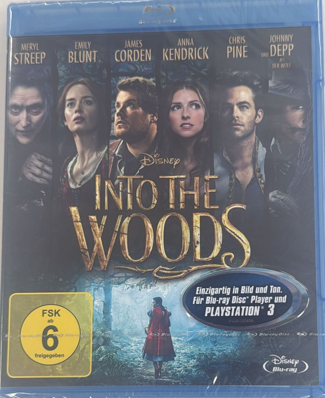 Tutti i DVDs: INTO THE WOODS BLU-RAY – Nuovo e nell'imballaggio originale da Zürich venduto da freioccasionen