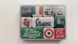 9 Set coole Vespa Magnete, Werkstatt,Garage,Kühlschrank*Neu*