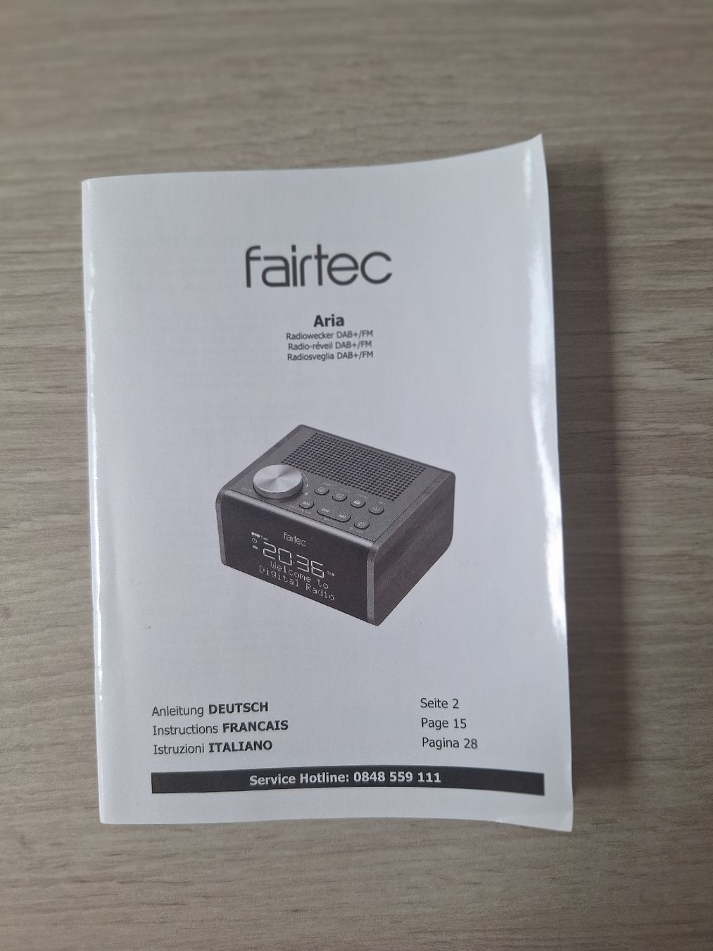 Wecker: Radio-réveil DAB+ fairtec – Neu und originalverpackt aus Ins von des_vm2v 8