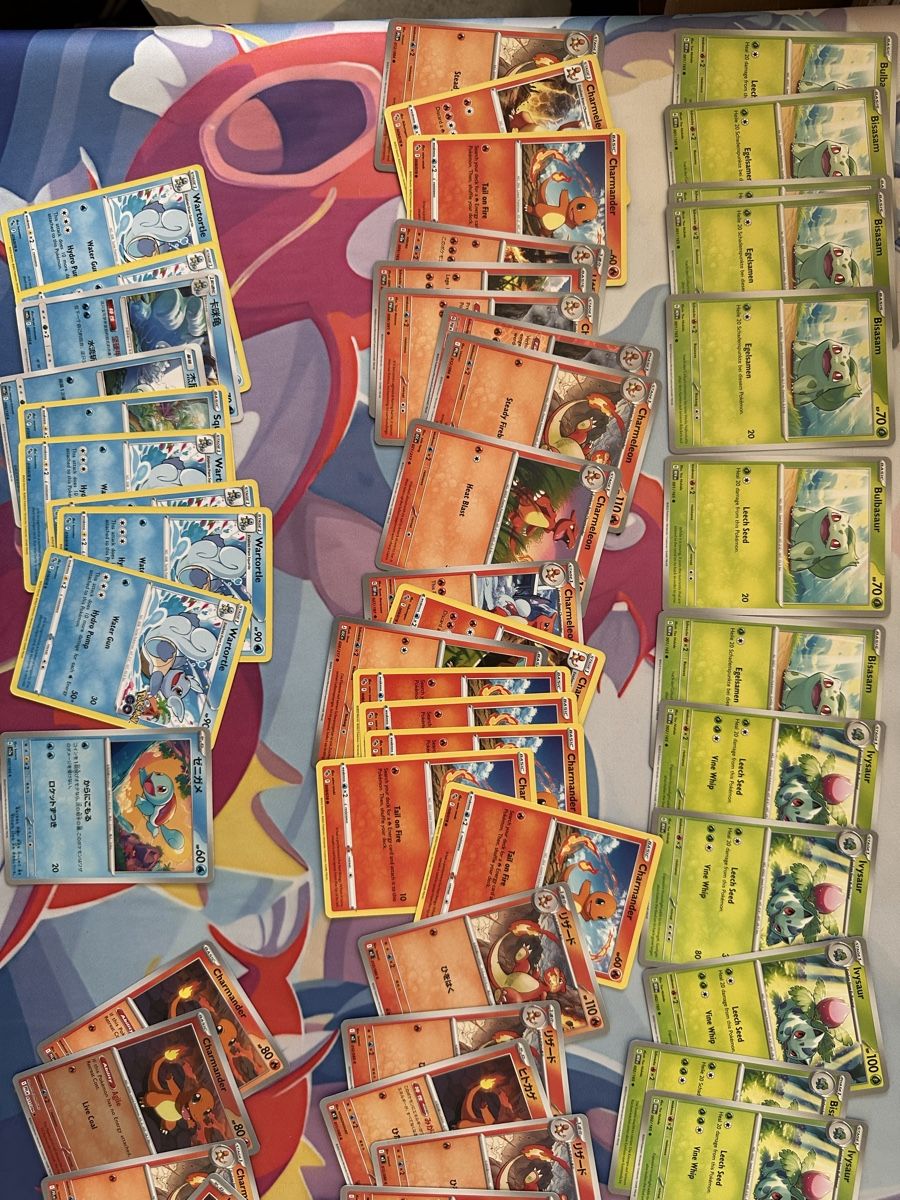 Pokémon Carte collezionabili: Seltene Pokemon Sammelkarten Sammlung Starter+Evolution ab1, – Usato da Muttenz venduto da keve999 1