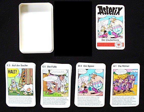Giochi: vintage Quartett ASTERIX – Usato da Pfeffingen venduto da Elfenstein 1