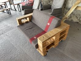 Palettenlounge Sessel