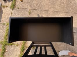 3 Aufsatzregale schwarz guter Zustand 60x26x30cm