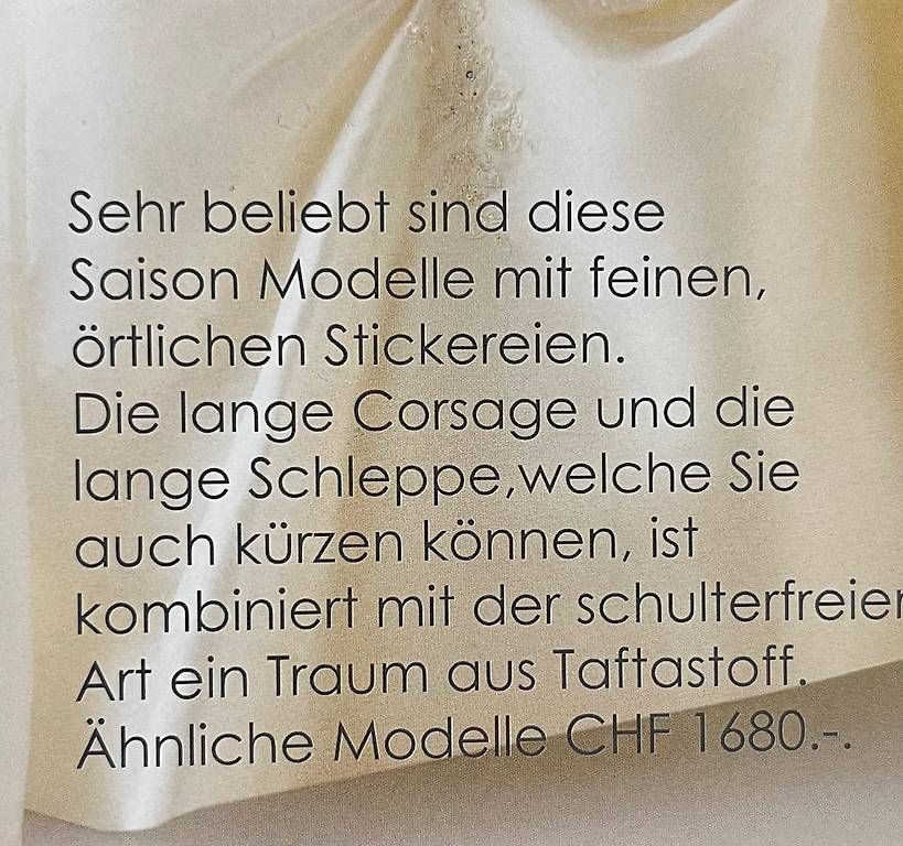 Robes: Brautkleid Modell 2011, Grösse 38 – D'occasion à Samedan par sroo 3