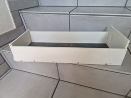 Kipper Mulde 1.14 Kiste weiss grau rechteckig 40cm lang