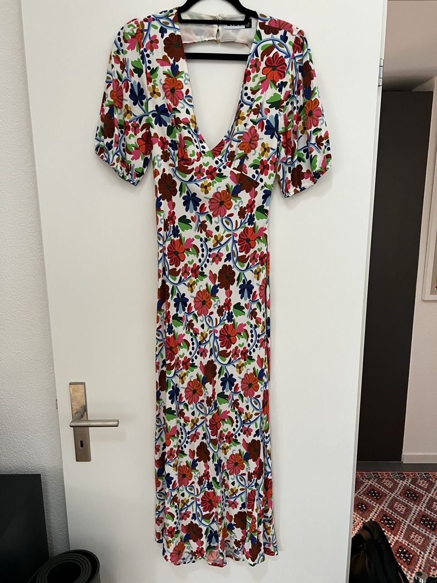 Vestiti: Rixo Floral Dress, Open Back, Size M – Usato da Zürich venduto da The_Renew_Project