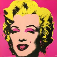 Andy Warhol       "Marilyn pink"  KUNSTDRUCK